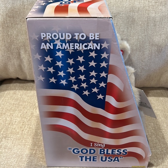 “God Bless the USA” singing teddy bear - Picture 9 of 12